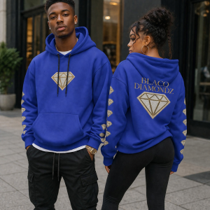 Blacq Diamondz Royal Core Hoodie – Sapphire Blue