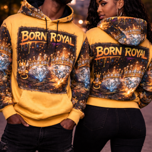 Born Royal Diamond Crown Hoodie