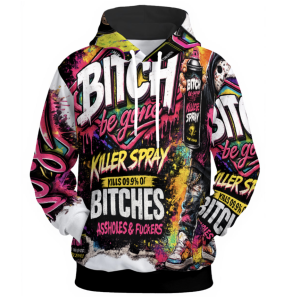 BITCH BE GONE™ Killer Spray Hoodie